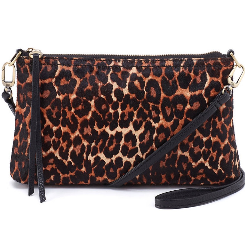 NWT HOBO Darcy Leopard Crossbody Bag
